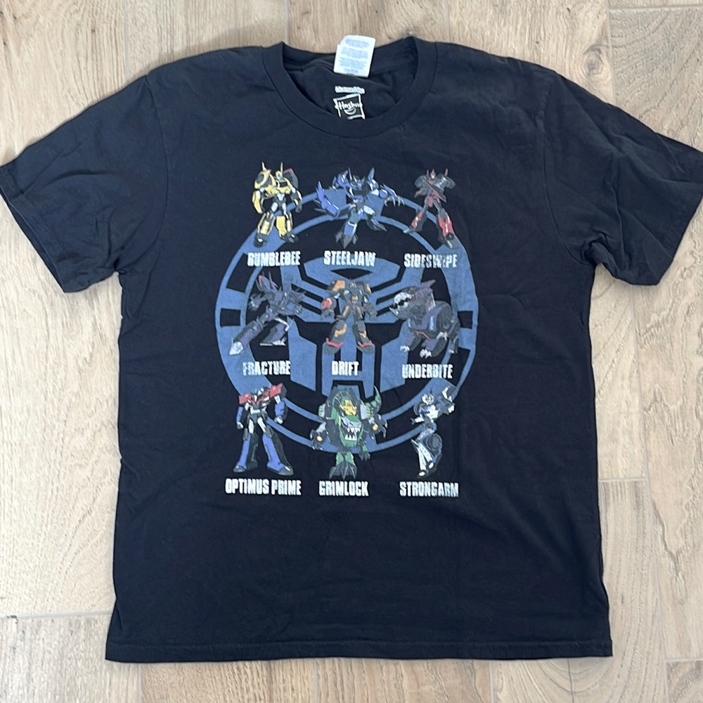 Hasbro Transformers t-shirt, size Youth Medium in black